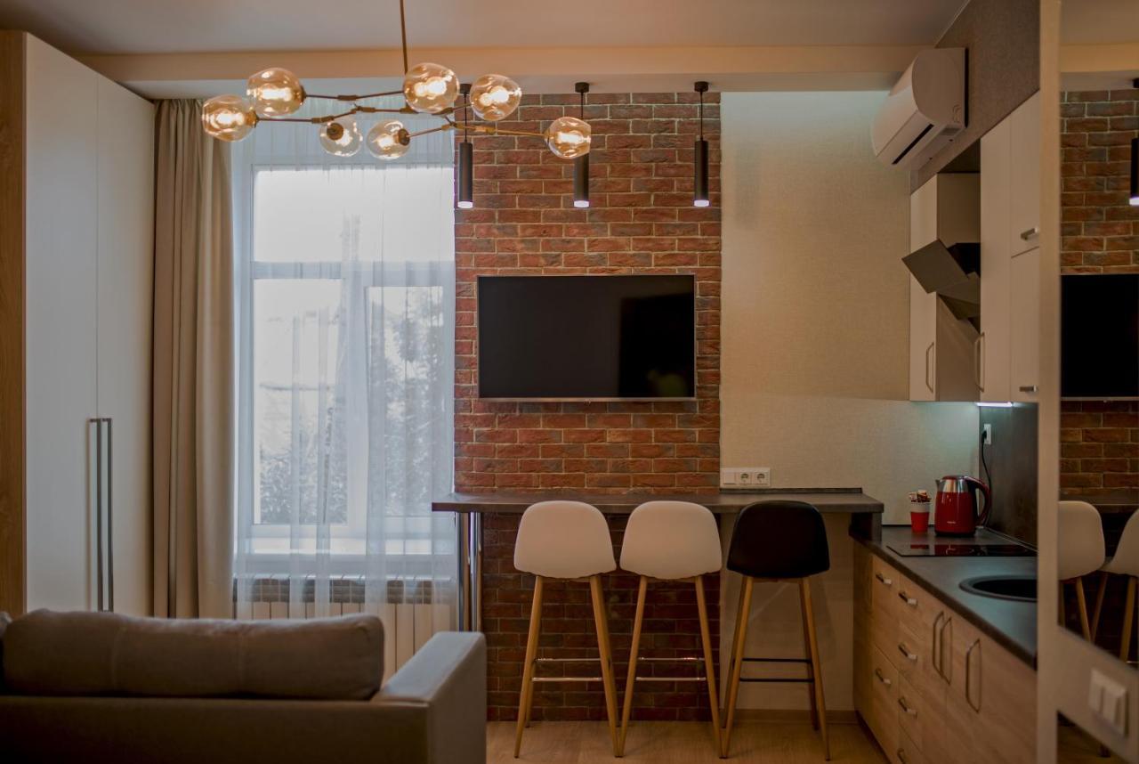 Modern Apartmetns In Town Center Poltava Bagian luar foto